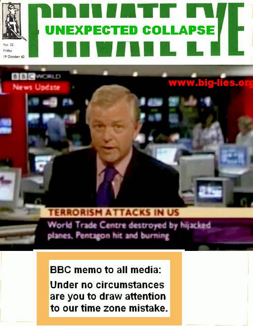 Spoof Private Eye BBC WTC7 lies