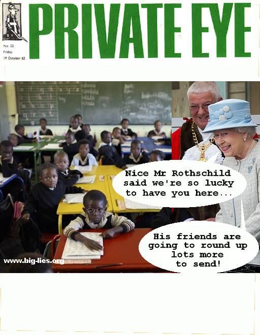 Private Eye spoof of Queen and class of black kids