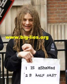Ashamed to be white relabelled I is ashamed to be half cast mixed race