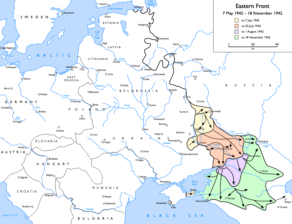Eastern front 1942-05 to 1942-11