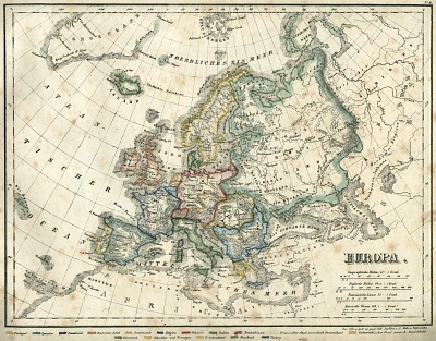 1850 map of Europe