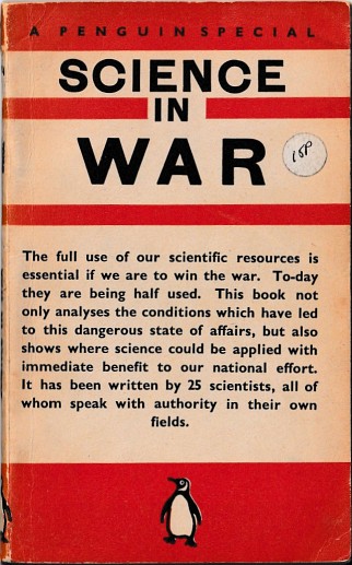 Penguin paperback. Science in War